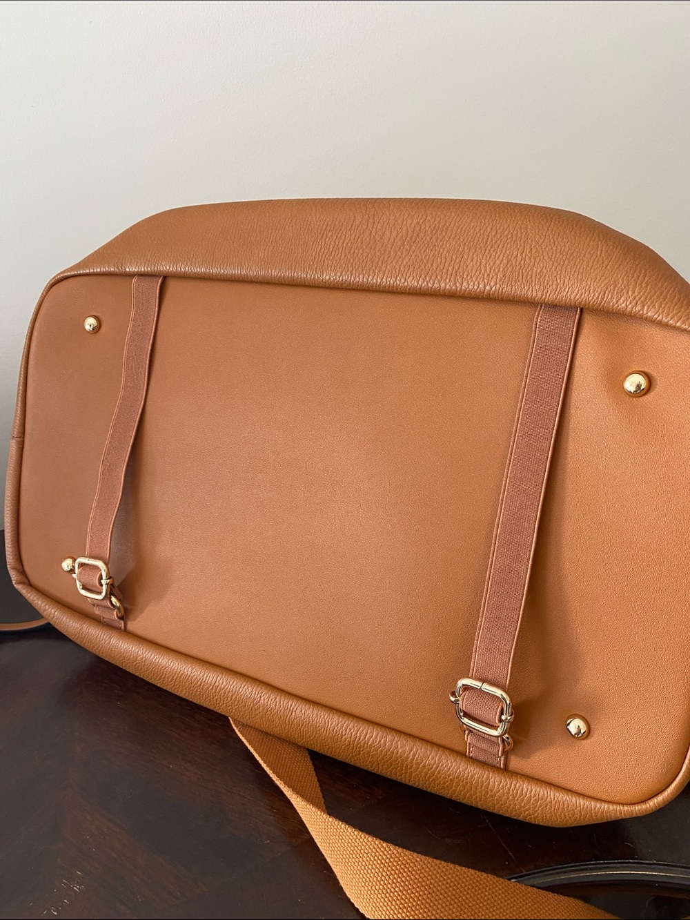 Poppy & Peonies Voyager Luggage in Cognac - Picture 9 of 9